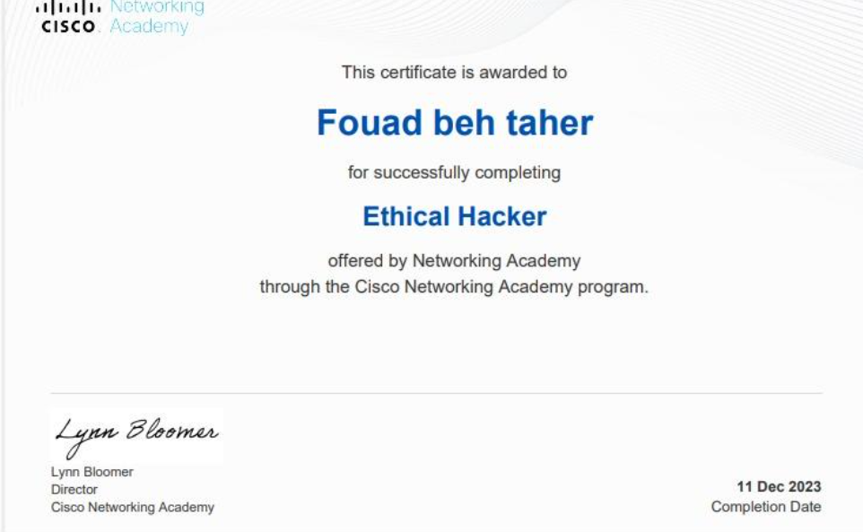 Ethical Hacker