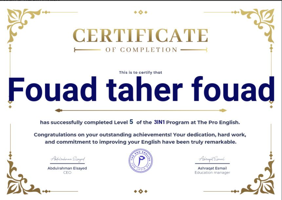 3IN1 Program — Level 5